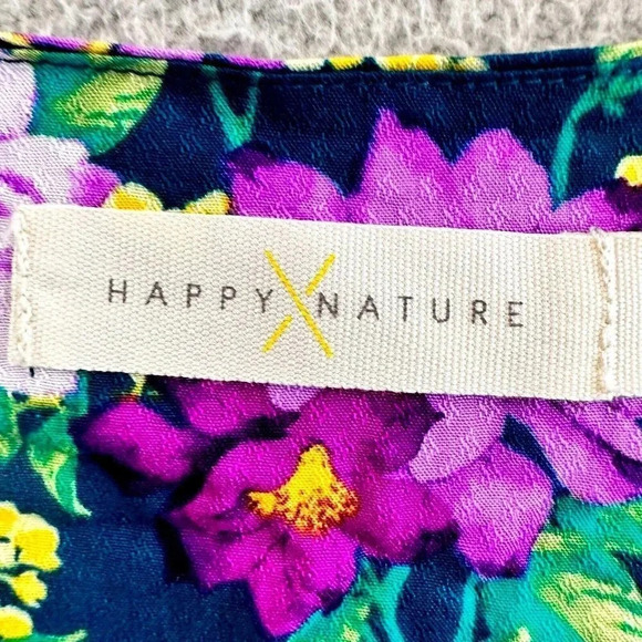 Happy x Nature Dress Women XS Mini Wrap Kate Hudson Environment Friendly Recycle - Picture 6 of 16